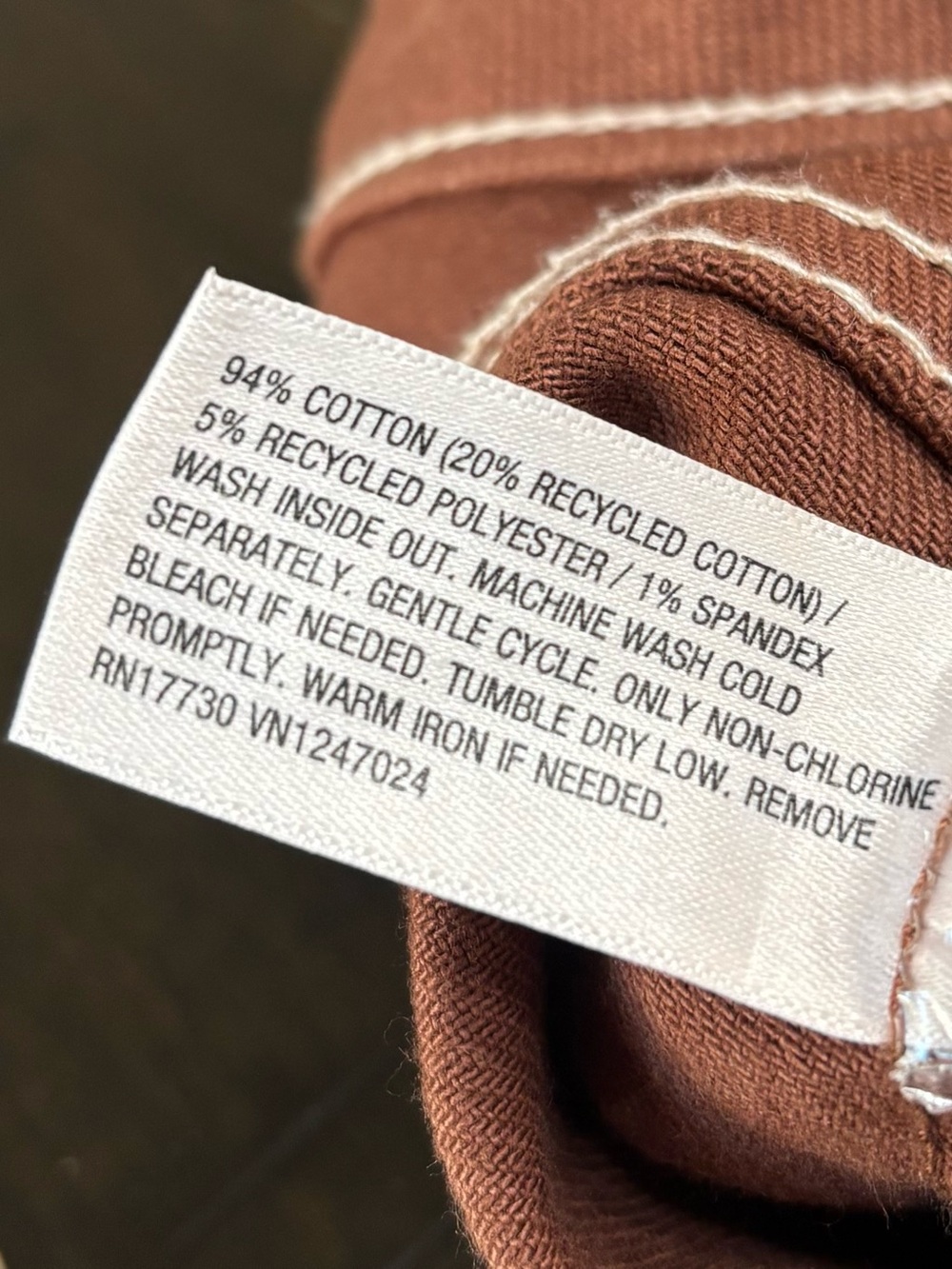 🔥 Rust-Brown Orange Canvas Pocketed Utility Mini Skirt - Picture 5 of 5
